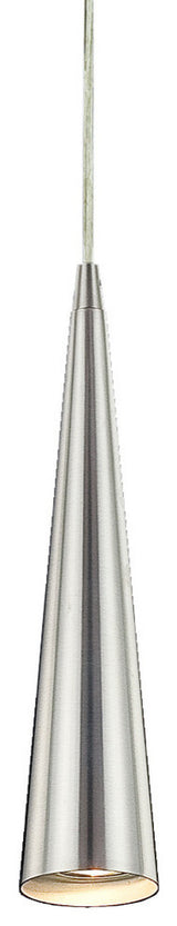 Sliver Small 1 Light Pendant  Satin Nickel Finish