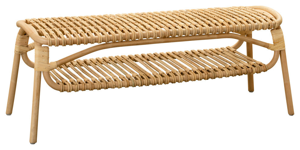 Machiya Bench by Jin Kuramoto, Natural Finish