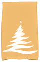 Wishing Tree Holiday Geometric Print Kitchen Towel, Gold