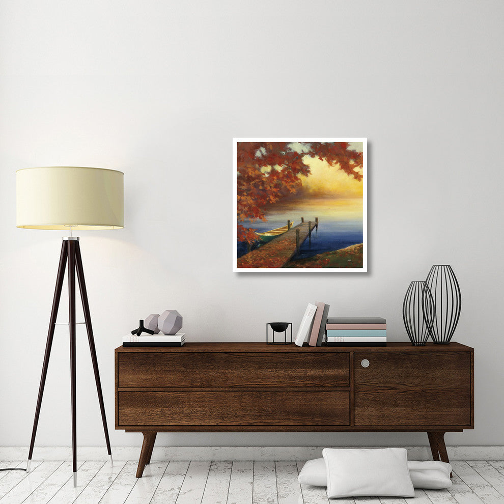 "Autumn Glow III" Digital Paper Print by Julia Purinton, 32"x32"