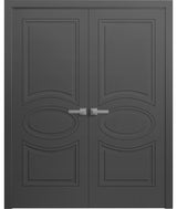 Interior Solid French Double Doors 72x96"