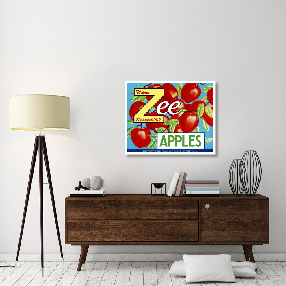 "Zee Apples" Digital Paper Print by Retrolabel, 38"x31"
