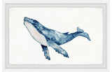 "Whale Hello There" Framed Painting Print, 24x16