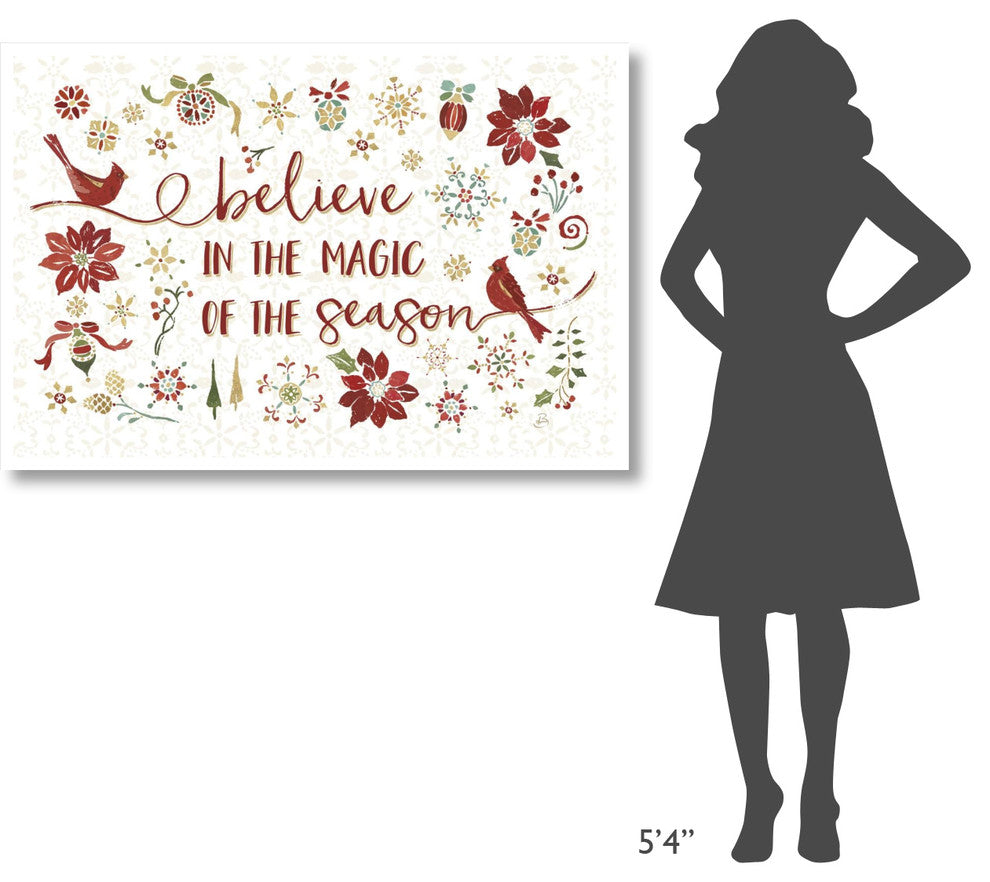 "Holiday Impressions II" Digital Paper Print by Daphne Brissonnet, 50"x34"