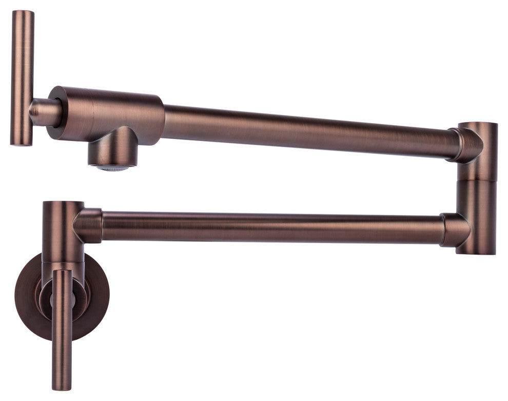 Brienza Contemporary Pot Filler Kitchen Faucet in Oil Rubbed Bronze