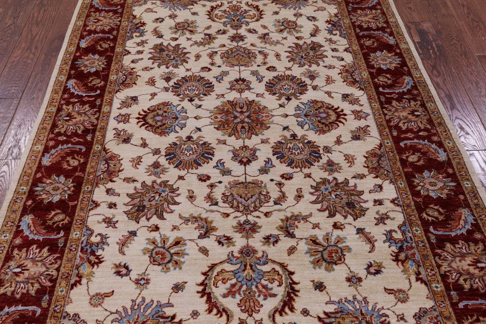 5' 6" X 7' 10" Persian Tabriz Handmade Wool Rug - Q12916