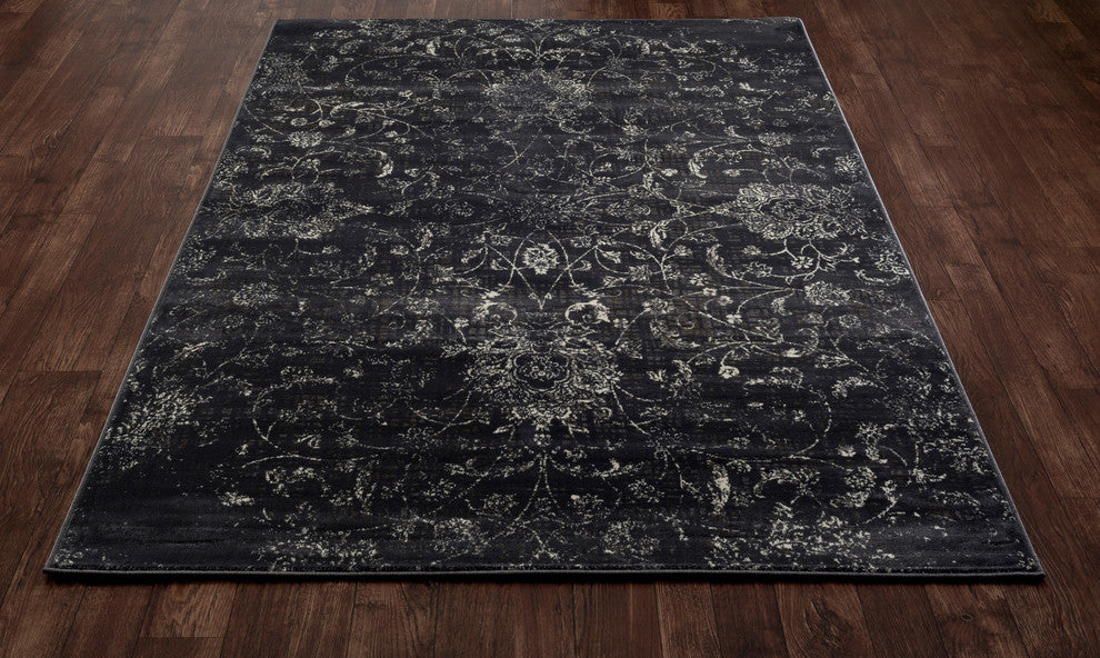 Karelia Ethereal Steel Gray 6'7"x9'6" Area Rug