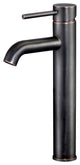 Myers Contemporary Single Hole Vessel Bathroom Faucet, Oil Rubbed Bronze
