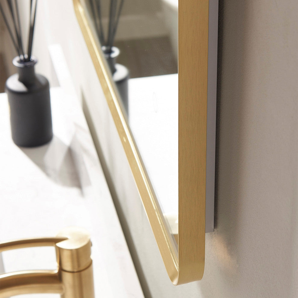 24'' Rectangle LED Lighted Accent Bathroom/Vanity Wall Mirror
