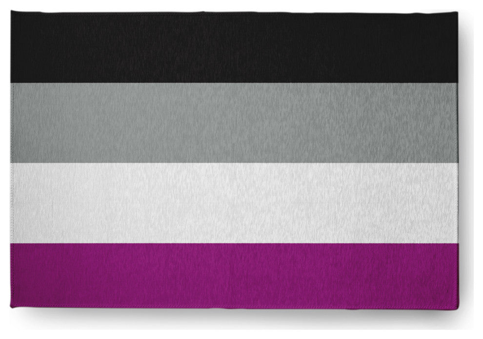 Asexual Chenille Rug, Asexual, 4'x6'
