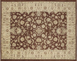 Peshawar Maci Chocolate Hand-Knotted Rug, 9'1x11'10