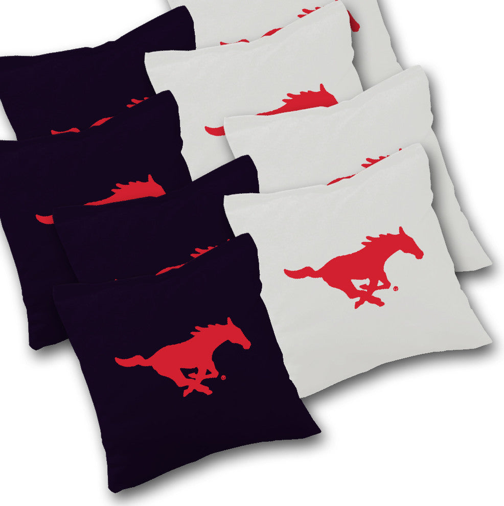 Southern Methodist Slanted Cornhole Set