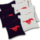 Southern Methodist Slanted Cornhole Set