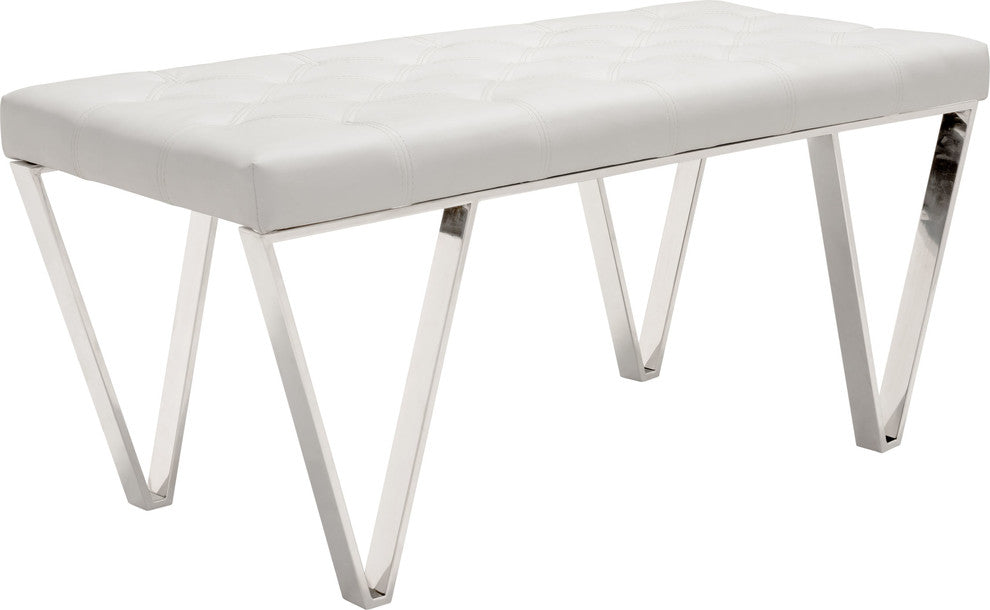 Zuo Modern Top Bench White