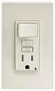 Leviton GFCI Receptacle With Switch, 15 Amp, 125 Volt