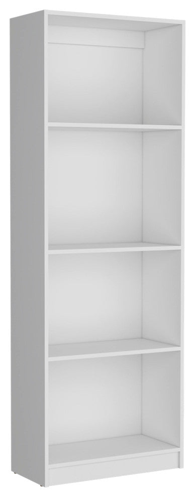 Trues 3 Piece Living Room Set with 3 Bookcases, White