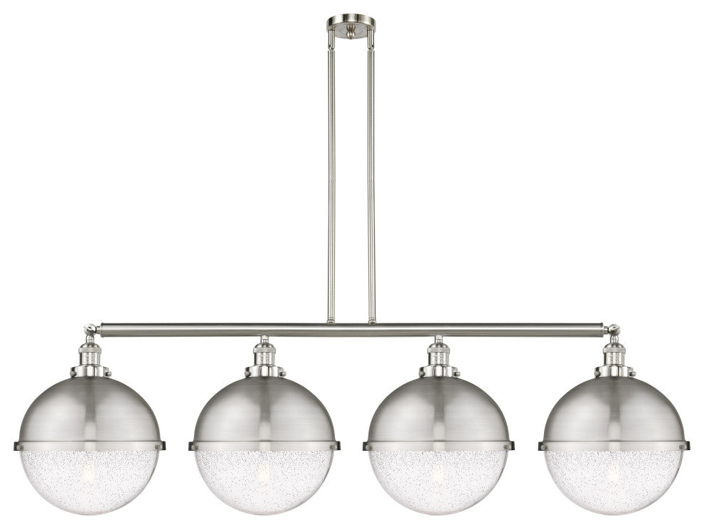 INNOVATIONS 214-SN-HFS-124-SN-LED 4-Light Island Light Brushed Satin Nickel