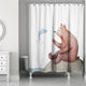 Wildlife Friends 71x74 Shower Curtain