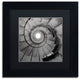 Alan Blaustein ''Veneto I'' Art, Black Frame, Black Mat, 11x11