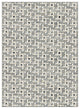 Couristan Virgin Gorda Indoor/Outdoor Area Rugs | 50+ Custom Sizes Available, Silver, 6'x9'