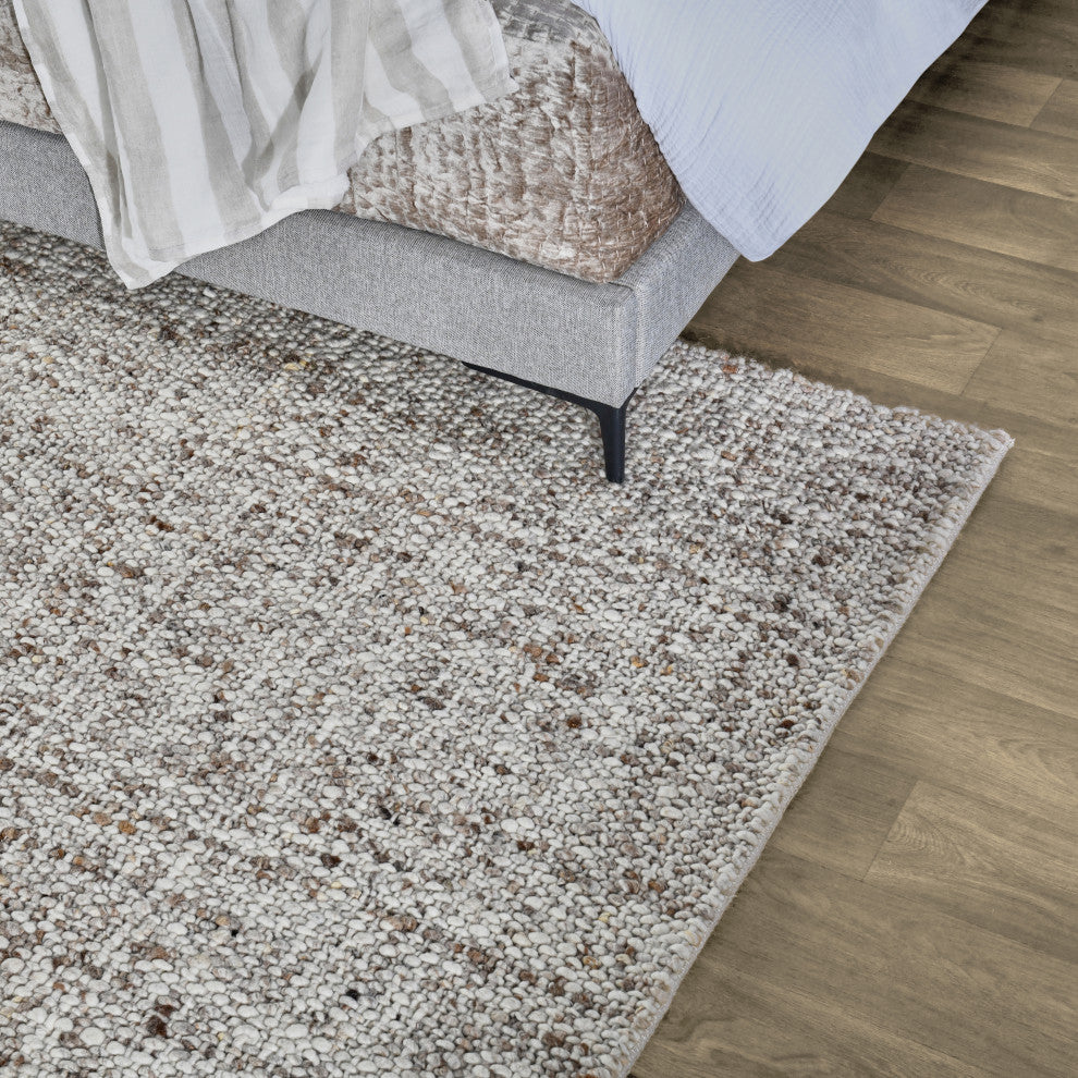 Lynwood Wool Area Rug by Kosas Home, Natural, 8x10