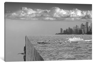 "Very Sharp Left Gallery" by Thomas Barbey, 18x12x1.5"