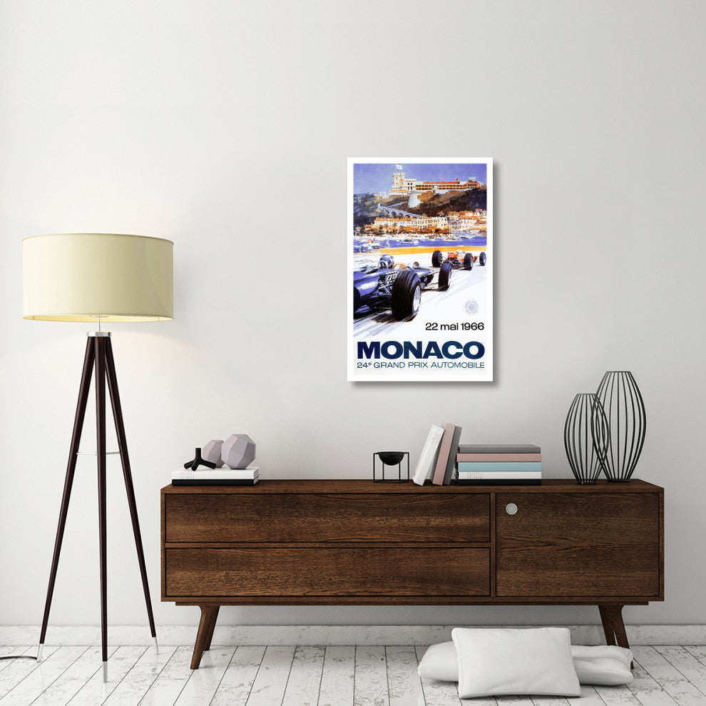 "Monaco Grand Prix 1966" Digital Paper Print by Michael Turner, 25"x38"