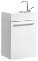 Colmar 18" Vanity Set With Acrylic Sink, Glossy White
