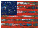 Patricia Alvez 'American Flag' Canvas Art, 32"x24"