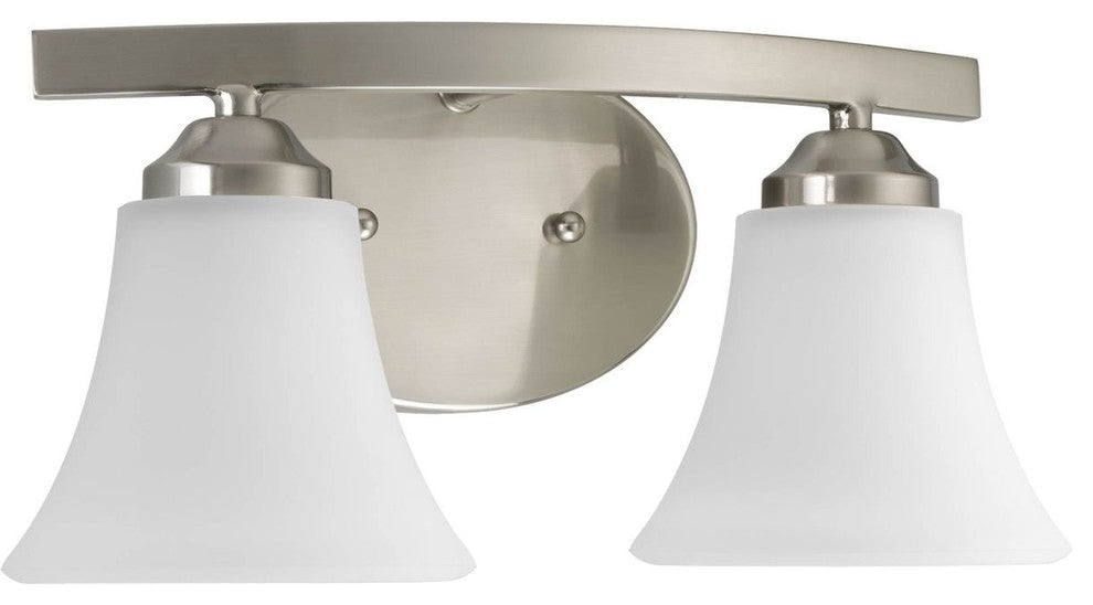 Adorn Collection 2-Light Bath Light, Brushed Nickel