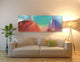 Epic Graffiti "Hidden Portal" by Jonathan Lam, Giclee Canvas Wall Art, 60"x20"