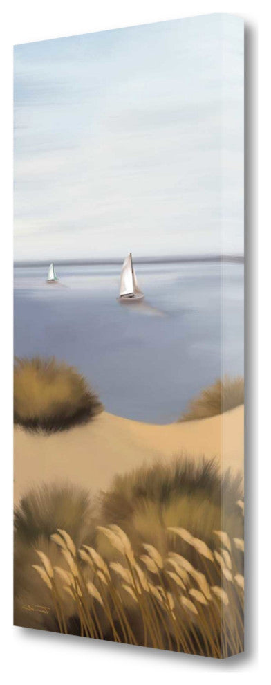 Behind the Beach Dunes View 1 Giclee Wrap Canvas Wall Art