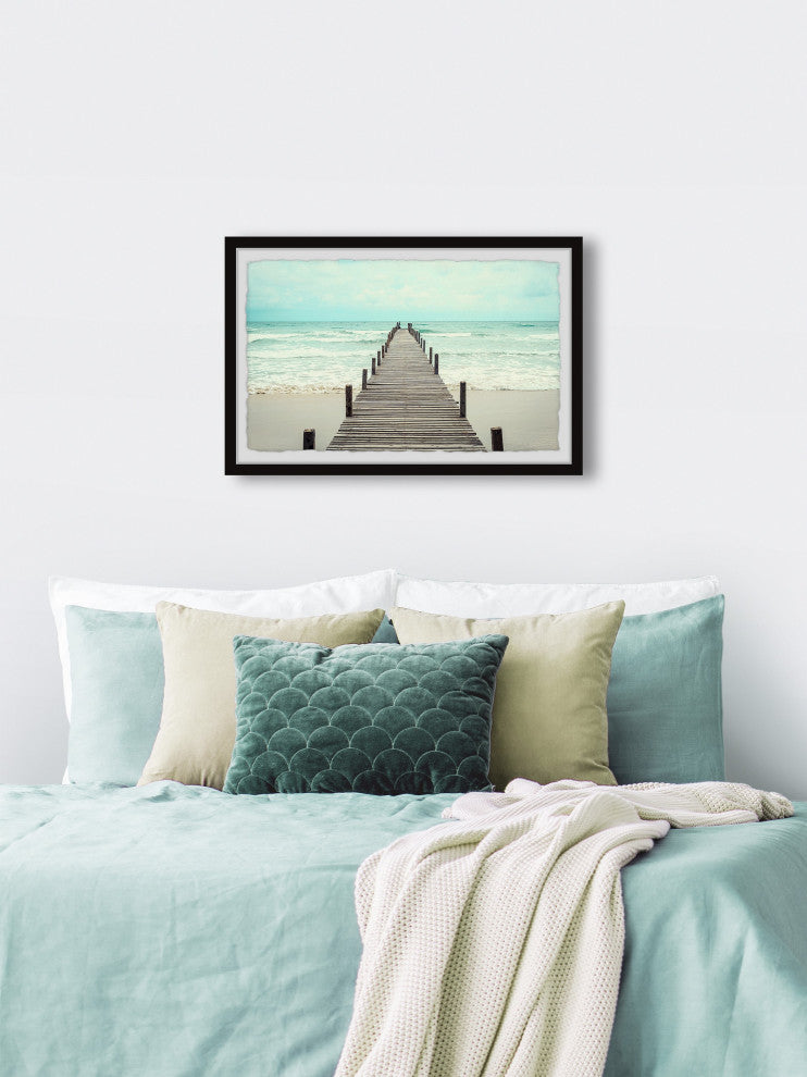 "Wander Often" Framed Painting Print, 18x12