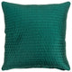 Teal Smooth Weaved Modern Throw Pillow