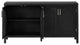 TATEUS 60" Kitchen Sideboard Storage Buffet Cabinet, Black