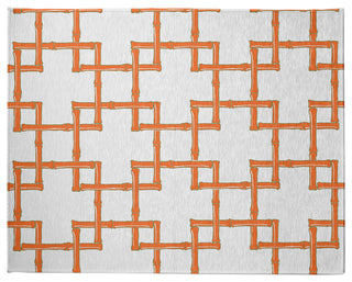 Bamboo Spring Chenille Rug, Blood Orange, 8'x10'