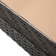 GDF Studio Jermaine Outdoor Brown Wicker Accent Table