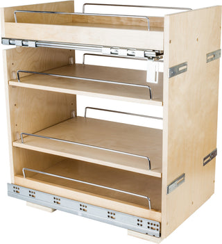 14" Base Cabinet Pullout with Premium Soft-close Concealed Undermount Slides