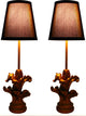 Urbanest Set of 2 Homestead Mini Buffet Lamps, Paris Gold