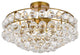 Seren 18" Flush Mount, Brass