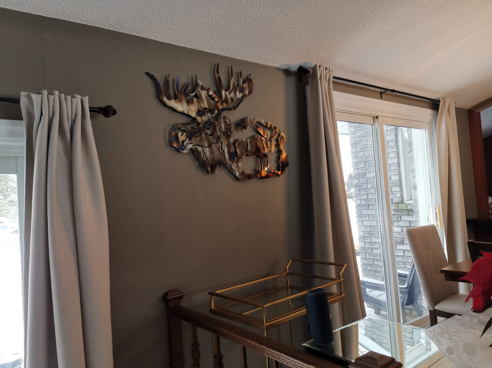 Moose Metal Wall Art