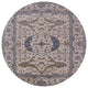 Ahgly Company Indoor Round Mid-Century Modern Area Rugs, 5' Round
