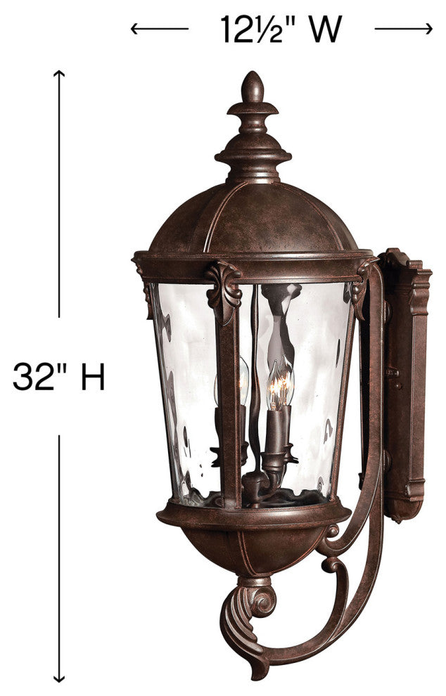 Hinkley Windsor Four Light Wall Mount 1895RK