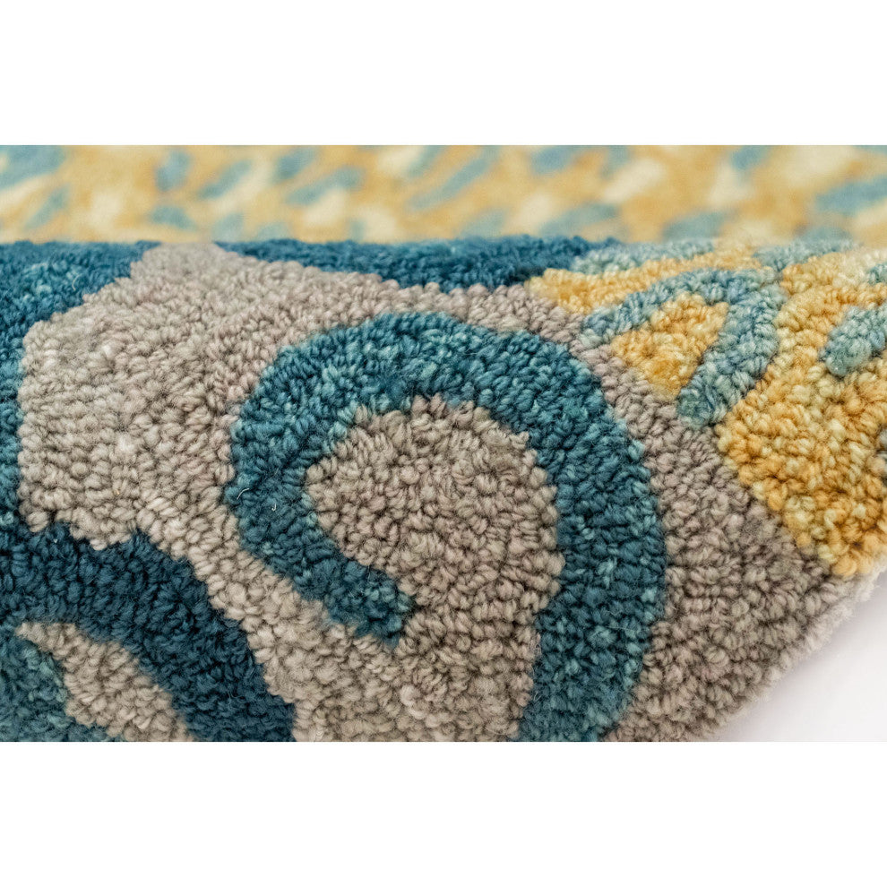Frontporch Octopus Indoor/Outdoor Rug Ocean 2''x3''