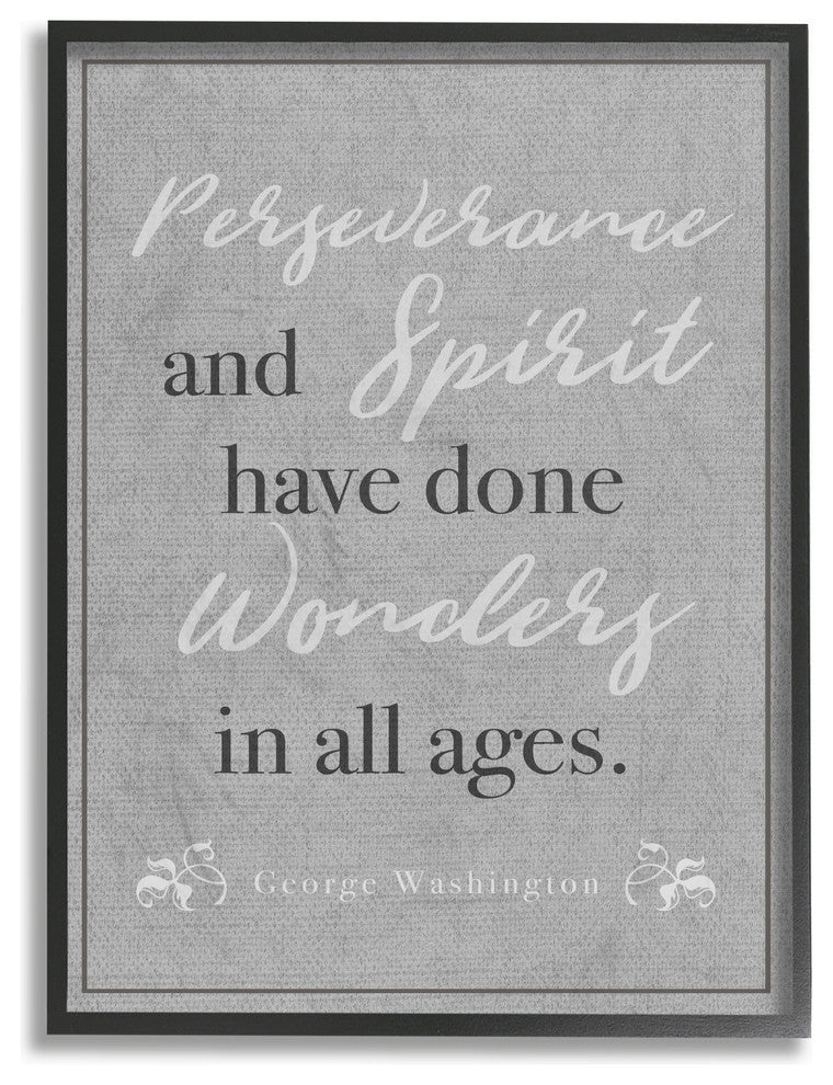 Perseverance and Spirit Framed Giclee Texturized Art, 16x20