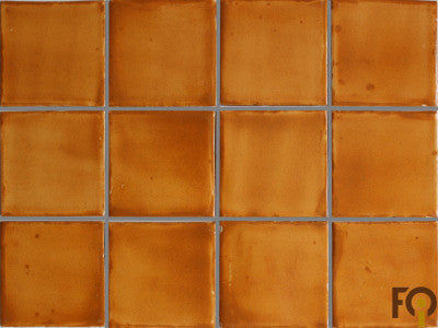4.2x4.2 9 pcs Mustard Talavera Mexican Tile