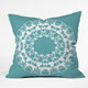 Deny Designs Karen Harris Mod Medallion Aqua Outdoor Throw Pillow
