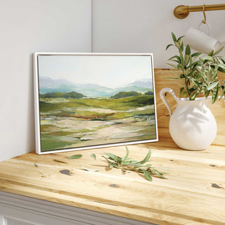 "Loyal Daydreamers" - A Serene Valley Scene for Modern Home Decor