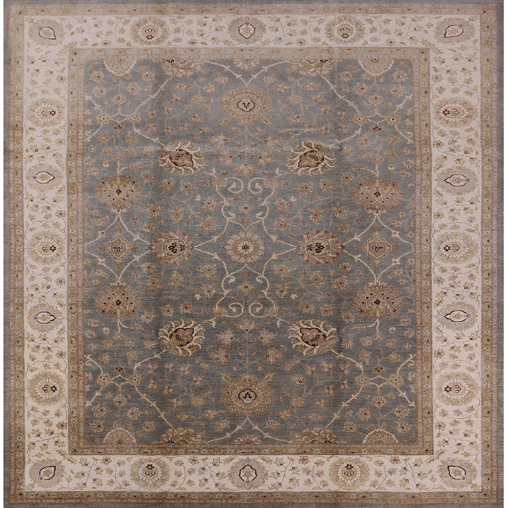 Ahgly Company Indoor Square Mid-Century Modern Area Rugs, 5' Square