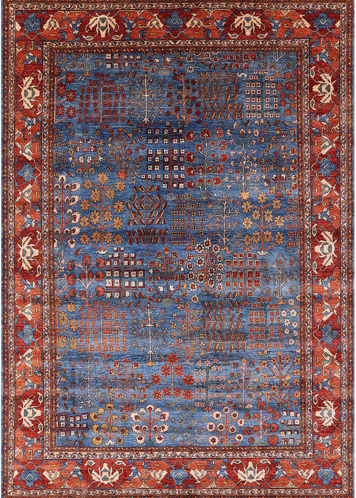 Ahgly Company Indoor Rectangle Mid-Century Modern Area Rugs, 8' x 10'
